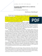 Pierson, P y Skocpol, T - EL INSTITUCIONALISMO HISTÓRICO EN LA CIENCIA POLITICA CONTEMPORANEA