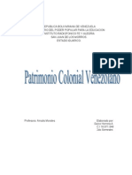 Patrimonio Colonial Venezolano