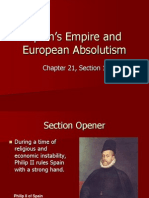 21-1 Spains Empire and European Absolutism