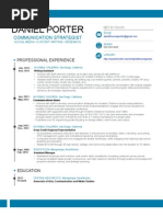 Daniel T Porter - Resume