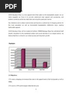 Business Plan of Boutique