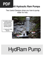 Home Built Hydraulic Ram Pumps