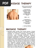 Massage Therapy