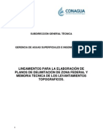 Lineamientos para Planos de Delimitacion de Zona Federal