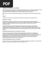 Equipment Damage Curves Cables