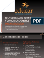 Tecnología de La Información y Comunicación (TIC) en La Educación