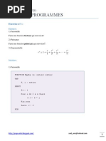 Solution TD2 Procédures Et Fonctions PDF