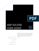 Anp Solver User Guide