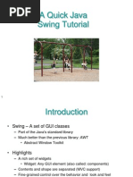 A Quick Java Swing Tutorial