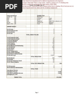 A Sample Student Film Budget STUDENT FILM-4th