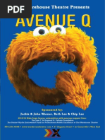 Avenue Q Playbill, 2013