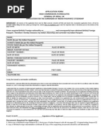 Application Form Surrender of Indian Passport 