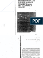 Boudon Lazarsfeld - Metodologia de Las Ciencias Sociales