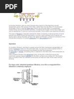 Cross Flow Filteration