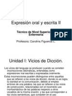 Expresión Oral y Escrita II