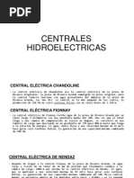 Centrales Hidroelectricas