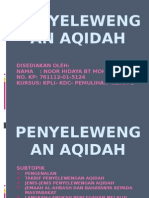 Penyelewengan Aqidah