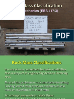 Rock Mass Classification