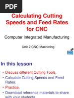 3 - Cutter Speeds and Feeds