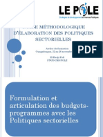 Guide Mthodologique Elaboration Des Politiques Sectorielles