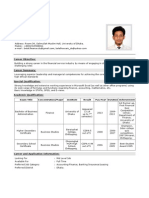 Belal Hossain CV