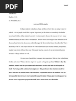 Annotated Bibliography Essay 3