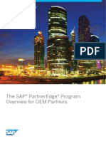 The SAP PartnerEdge Program Overview For OEM Partners