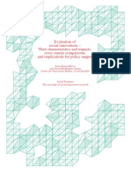 Evaluation of Social Innovations - Their Characteristics and Impacts, Cross County Comparisons and Implications For Policy Support