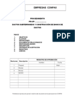 Procedimiento Banco Ductos