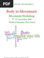 Body in Movement - Workshop