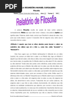 Relatório - O Que É A Filosofia