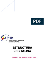 Estructuras Cristalinas