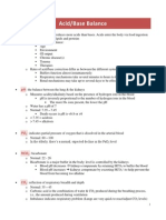 Fluid, Electrolytes, Acid Base Balance