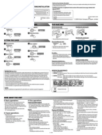 JVC CD Receiver Instructionsinstallation Manual For JVC KD s16 Car Stereo System