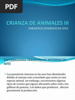 Crianza de Animales III Parasitos en Aves