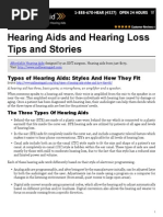 Hearing Aids and Hearing Loss Tips and Stories