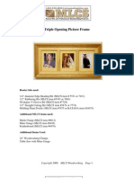 Plans Triple Picture Frame