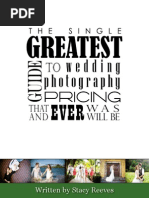 Pricing Guide For Wedding Photography