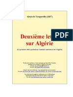 Tocqueville - Deuxieme Lettre Sur L Algerie