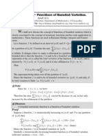 Chap 07 Real Analysis: Functions of Bounded Variation