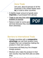 International Trade Barriers