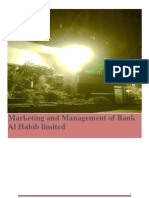 Bank Al Habib Marketing Management