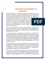 Vygotsky. La Interaccion Entre El Aprendizaje y El Desarrollo