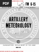 1970 US Army Vietnam War Artillery Meteorology 321p