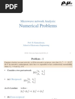 Lecture07 Microwave Network Analysis Problems