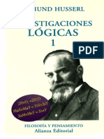 Edmund Husserl - Investigaciones Lógicas (Libro I)