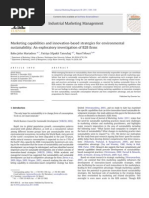 Marketing capabilities and innovation-based strategies for environmental sustainability: An exploratory investigation of B2B firms

by Babu John Mariadoss a,1, Patriya Silpakit Tansuhaj a,1, Nacef Mouri b,⁎