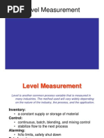 Water Level Monitoring