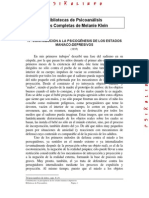 17 - Contribucion A La Psicogénesis de Los Estados Maniaco-Depresivos 1935