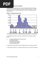 The Foreign Exchange Market Note